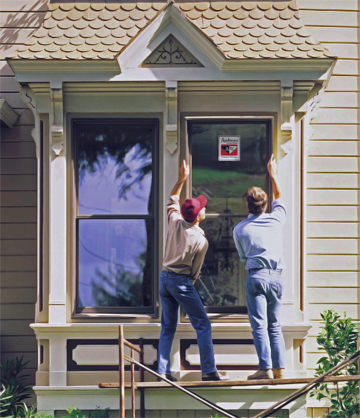 windows being installed in downtown concord ca